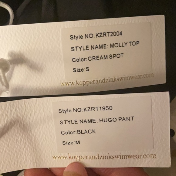 SOLD - Kopper & Zink polka dot swimming suit - 3 pieces - Picture 8 of 8